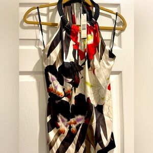 Elie Tahari silk top size S NWT